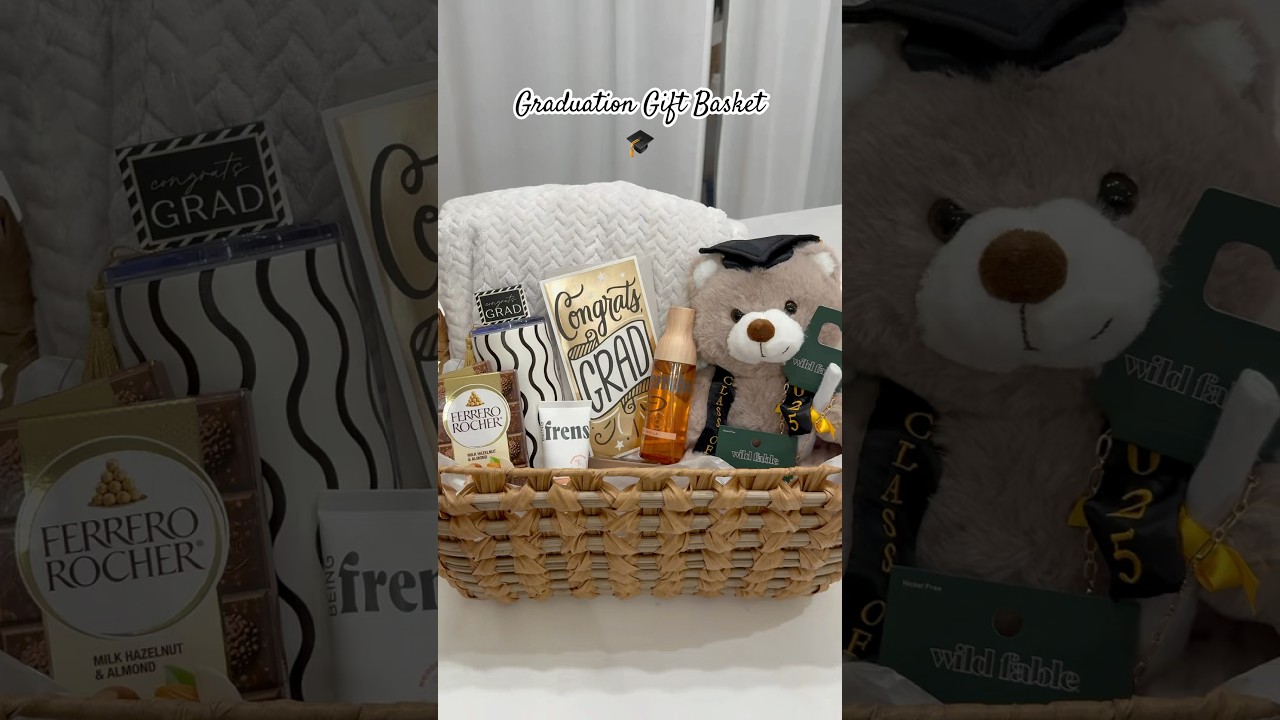 Graduation Gift Basket Idea #graduation #gift #giftideas #classof2025 #shopping #highschool