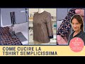 Come cucire la tshirt semplicissima | in sartoria con Sara Poiese