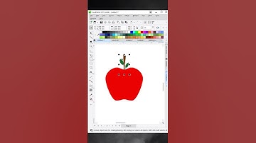 Make Apple Design In Corel Draw || Corel Draw Tips And Tricks || Apple Design In Corel Draw