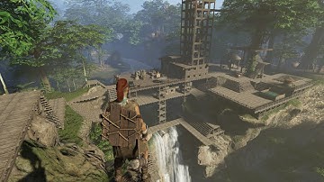 My Waterfall Base Build in Soulmask