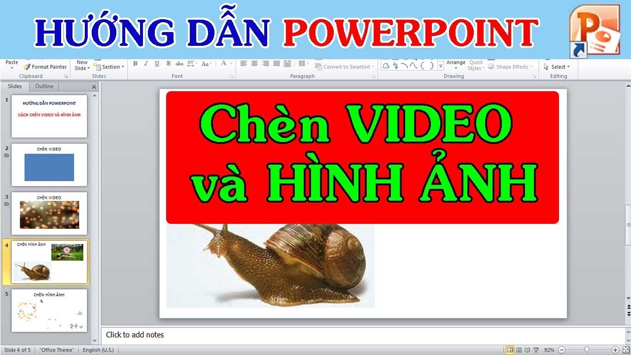 Hướng Dẫn Powerpoint Cách Chèn Video Và Hình ảnh Vào Trong Powerpoint