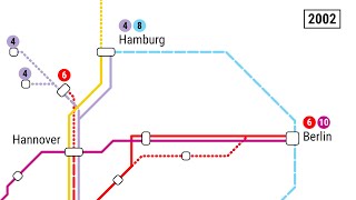 History of the ICE Network of Deutsche Bahn (Part I) [SUB]