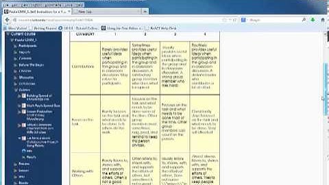 60 Second Tip 1: Moodle Quiz for Rubric Self-Evaluation