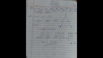 S and T are point on side PR and QR of ΔPQR such that ∠P = ∠RTS. Show that ΔRPQ∼ΔRTS