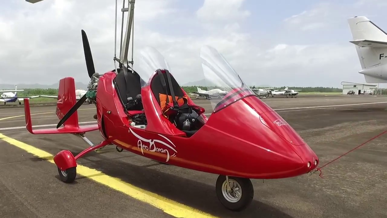 Vol en ULM Autogire en Martinique