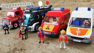 경찰차 소방차 직업체험 놀이 Police Car Professions for Kids