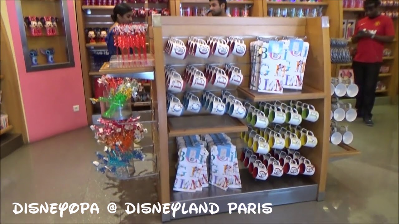Disneyland Paris Disney Store Candy Corner Shop walkthrough 2017