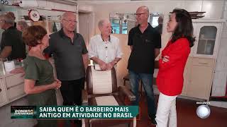 Exclusivo: conheça o barbeiro mais antigo do Brasil, de 96 anos