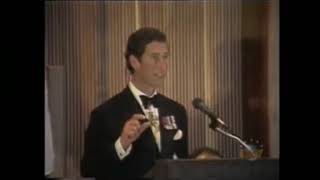 (FULL) Prince Charles embarrasses Princess Diana during a speech in Newfoundland, Canada (1983)