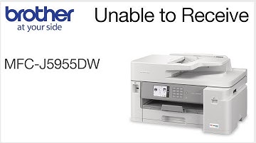 MFCJ5955DW unable to receive fax