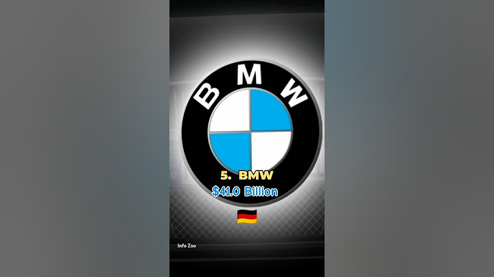 Top 10 Most valuable automobile brands in 2024 #infozoo #shorts