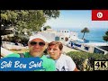 Perla Tunisiei Sidi Bou Saïd 🇹🇳 un oraș superb de asemanator cu Grecia【4K】سيدي بو سعيد ، تونس