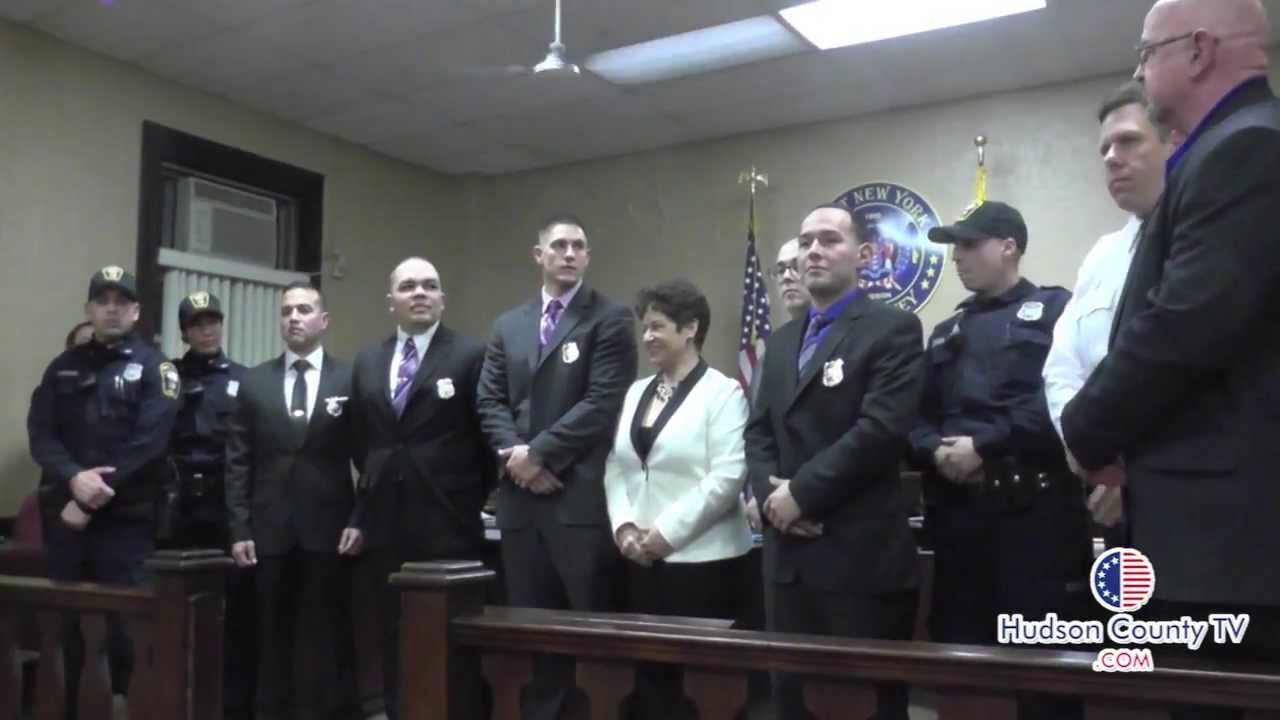 West New York 5 new recruits for the Police Department YouTube