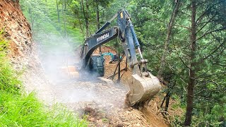 YOU WON'T BELIEVE THIS! Building the WORLD'S MOST DANGEROUS Road | Excavator Planet