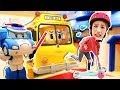 로보카폴리 브룸스타운에서 킥보드를 타요 Robocar Poli  pretend play