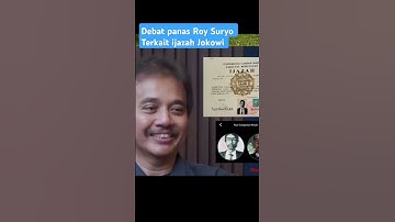 Roy Suryo debat ijazah Jokowi #roysuryo #beritaviral #shortviral