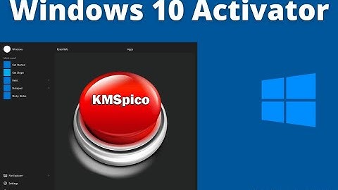 How to Activate Windows 10  with KMSpico  Activator By Windows 10  (2021)