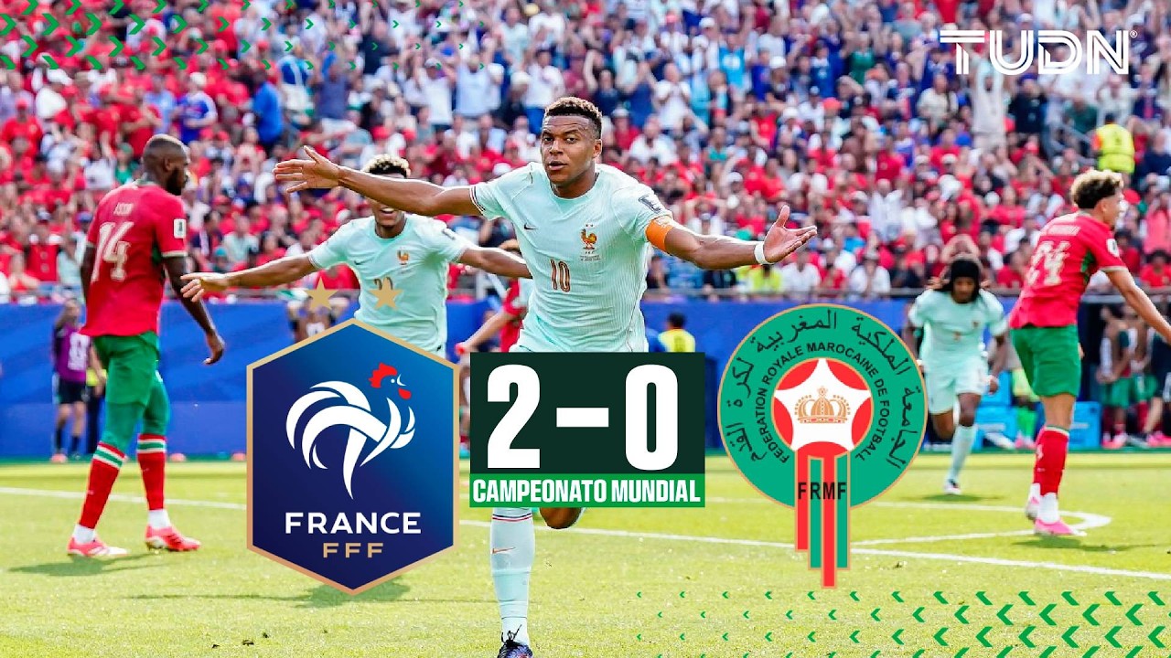 ¡Francia no perdona! Mbappé y Dembélé eliminan a Marruecos y van por el título | TUDN