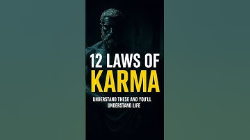 12 Laws of Karma Explained | Understand These and You’ll Understand Life  #stoicism #selfimprovement