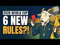 The 6 New Soccer Rules for the 2026 World Cup — Explained for NFL Fans