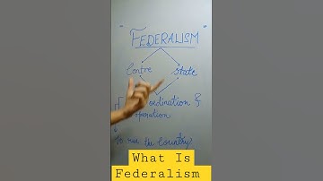 What Is Federalism ? Concept With Explanation  #indianpolity #revision4exams
