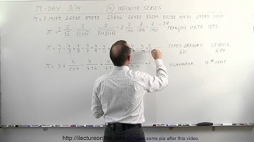 General Interest - Pi-Day 3-14 (4 of 4)  Using Infinite Series to Calculate Pi