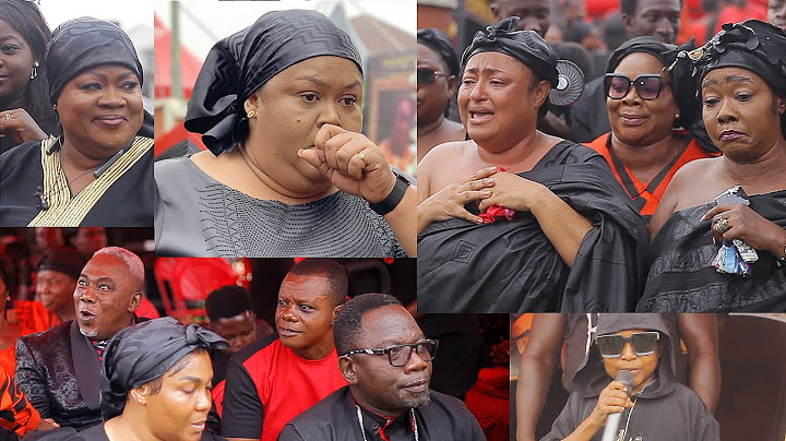 Vivian Jill, John Prah, Mercy Asiedu, Wayoosi & More stars mourn with Matilda Asare Mother's Funeral