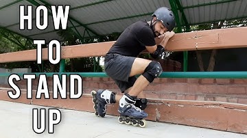 How to Stand Up on Inline Skates Without Falling | Learn Inline Skating in Hindi