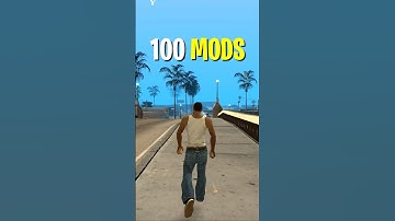 GTA San Andreas With 100 MODS 🔥 #gtasanandreas #gtasa