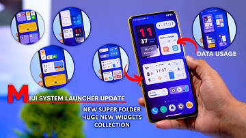 New Stable MIUI 14 System Launcher Update with New Widget & Super Folder Support for MIUI Users #12