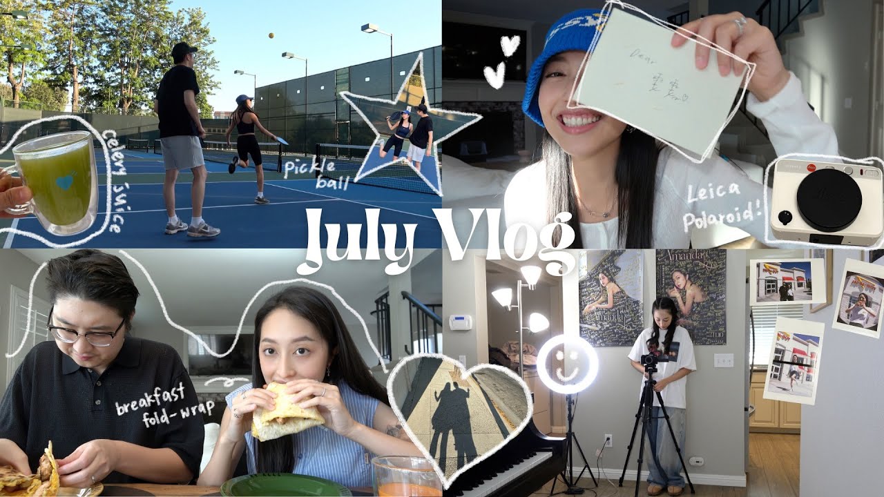 加州日記🥗開箱生日禮物🎁小賈下廚🧑🏼‍🍳台式鐵板燒、匹克球初體驗🎾寫藤井風串燒過程！