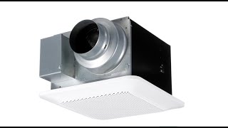 Installation of Panasonic Whisper Choice Pick A Flow Ceiling Bathroom Exhaust Fan FV0811RQ1