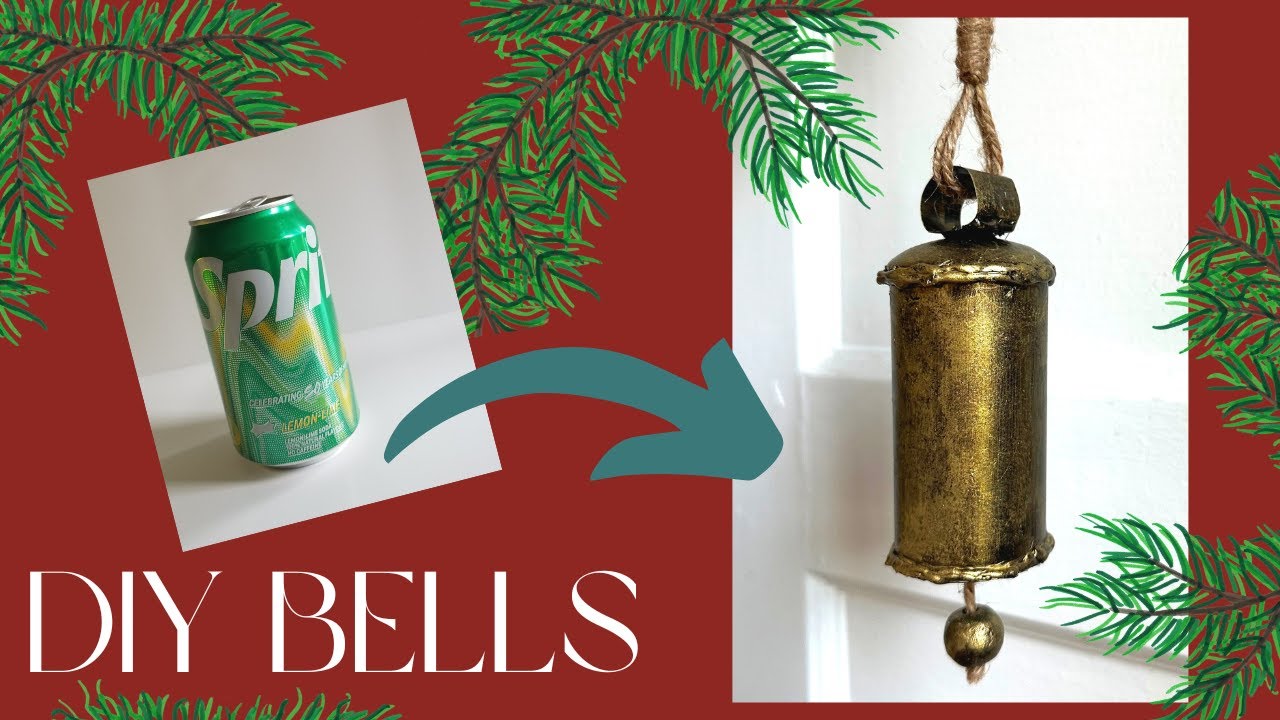 DIY Bell Using Soda Can Christmas Bells Christmas Decor Art And DIY Bell Using Soda Can Christmas Bells Christmas Decor Art And