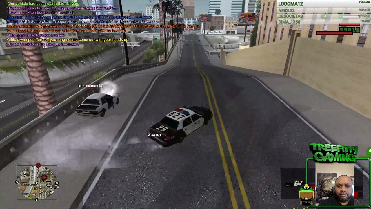 First arrest for Buster Action Jackson! Volunteer Police! SAMP Valrise RP 3/25/2021