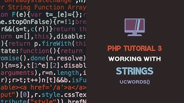 PHP STRINGS TUTORIAL #3 🐘 ucwords — Uppercase the first character of each word