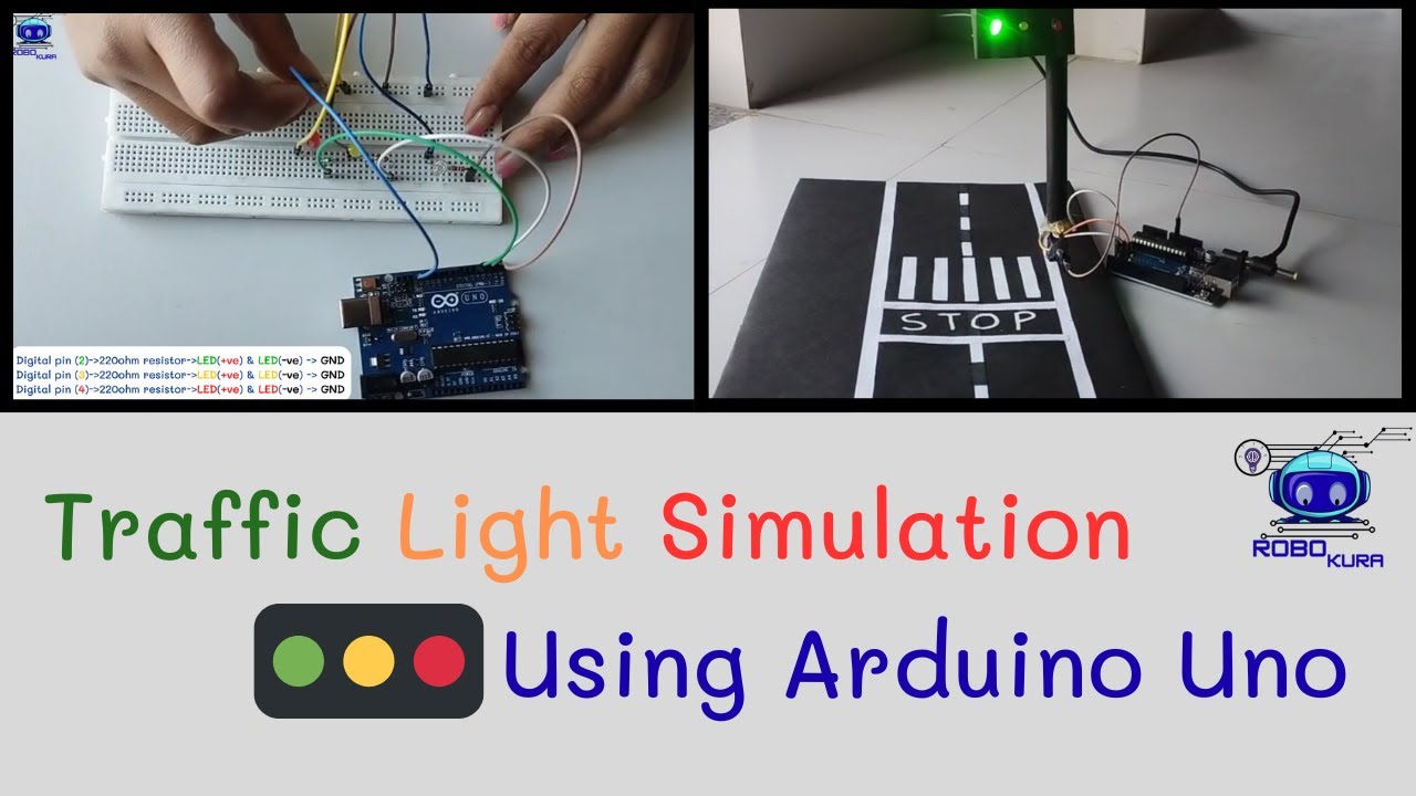 Traffic Light Simulation Using Arduino Uno - YouTube