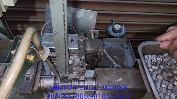 AUTOMATIC DOME NUT TAPPING MACHINE