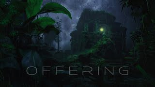 O F F E R I N G - Relaxing Futuristic Ambient with Immersive 3D Rain [4K] RELAX | STUDY | SLEEP