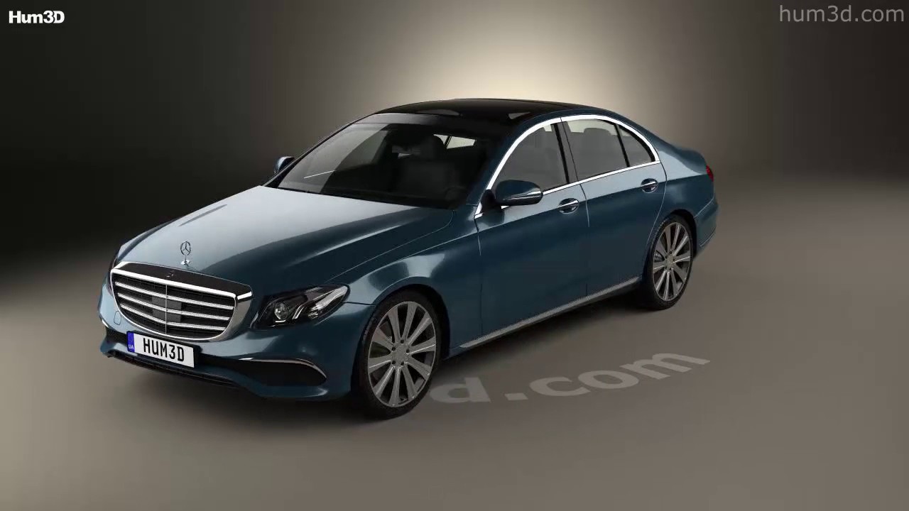 Mercedes-Benz E-Klasse (W213) Exclusive Line 2019 3D-Modell - Herunterladen  Fahrzeuge on