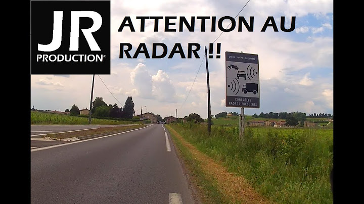 Failli se faire flasher par un radar en Vélo !!!