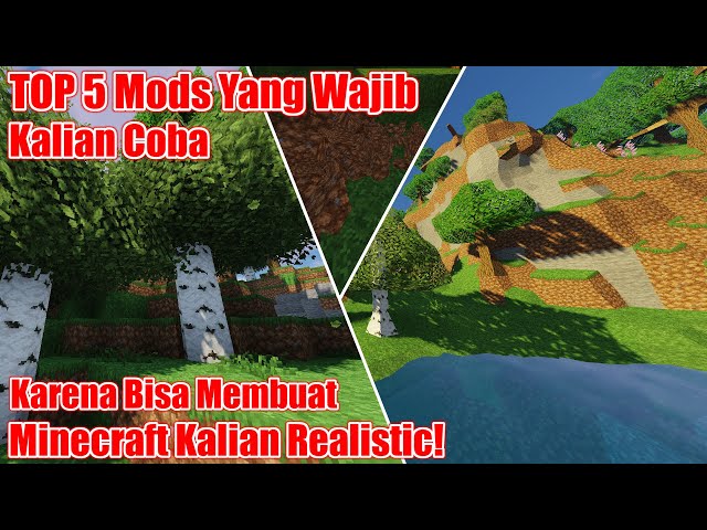 5 Mods Ini Wajib Kalian Coba Karena Bisa Membuat Minecraft Kalian Realistic! class=