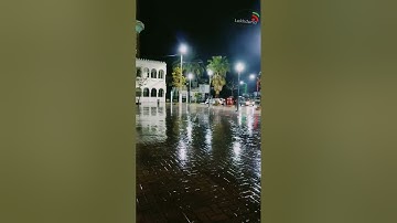 🎤الشيخ المدني تلاوة خاشعة مع صوت المطر من الأخضرية ❤🌹