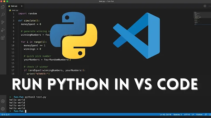 How to Run Python in VS Code
