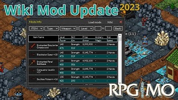 RPG MO - Wiki mod update, 2023