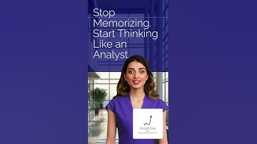 Stop Memorizing  Start Thinking Like an Analyst  1