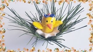 Quick and Easy Chick In An Egg | Polymer Clay Tutorial | Easter Special Charm