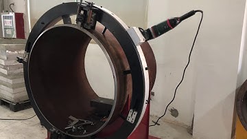 42"-48" Electric operated Pipe Cutting and Beveling Machine with O.D. Tracking Tool slide