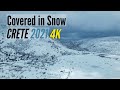 Crete Covered in Snow 2021