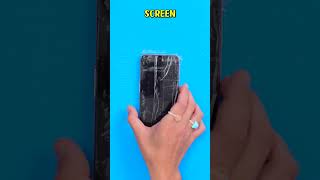 📱 Pop-Pop! EASY PHONE SCREEN COVER in Seconds! 🛡️ #shorts #kids