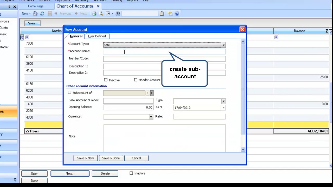 Chart of Accounts - YouTube